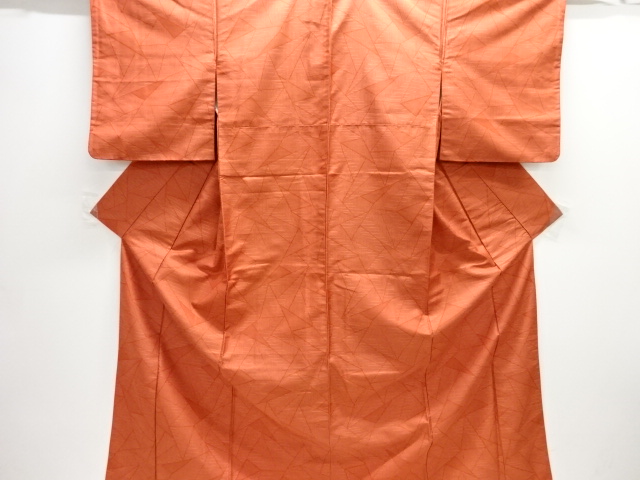 JAPANESE KIMONO / OMESHI / NISHIJIN-ORI / WOVEN GEOMETRIC